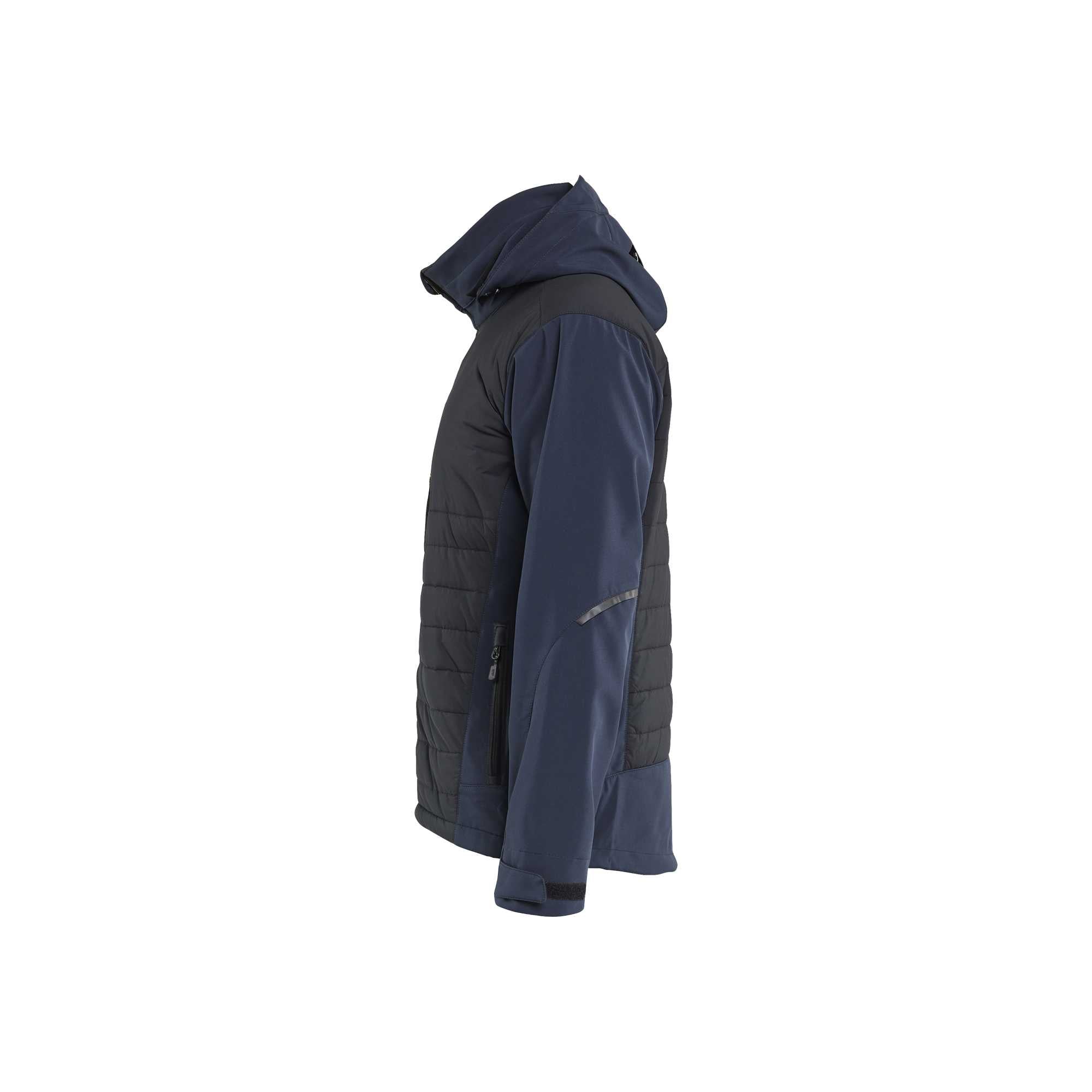 BLAKLADER 47432513 Hybrid Jacket Hi Vis Reflective Softshell Work Jacket MEN - Waterproof